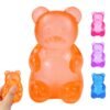 Zabawka do ściskania NeeDoh Gummy Bear Taba Squishy żelkowy niebieski miś — Image 3 of 20