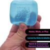 Przezroczysty niebieski NeeDoh Nice Cube sensoryczna zabawka squishy — Image 3 of 6