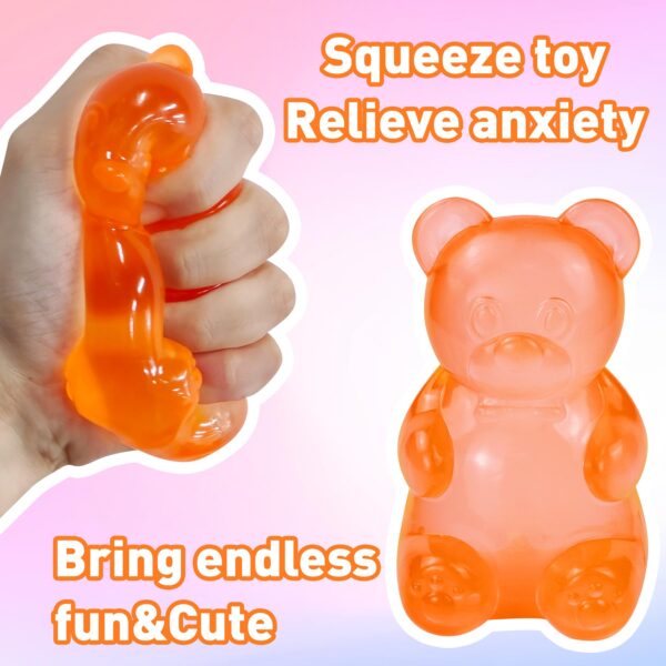 Zabawka do ściskania NeeDoh Gummy Bear Taba Squishy żelkowy niebieski miś — Image 17 of 20
