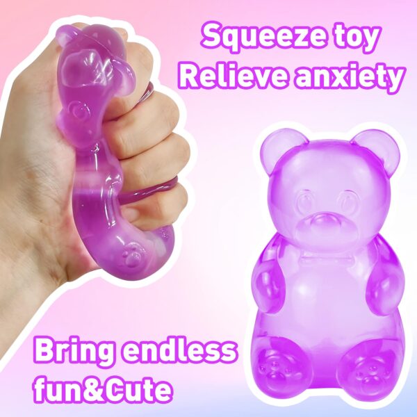 Zabawka do ściskania NeeDoh Gummy Bear Taba Squishy żelkowy niebieski miś — Image 11 of 20