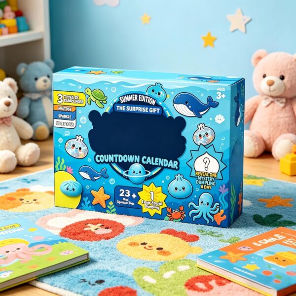 Tajemnicze pierogi squishy – kalendarz adwentowy 24 squishy w stylu blind box — Image 7 of 15