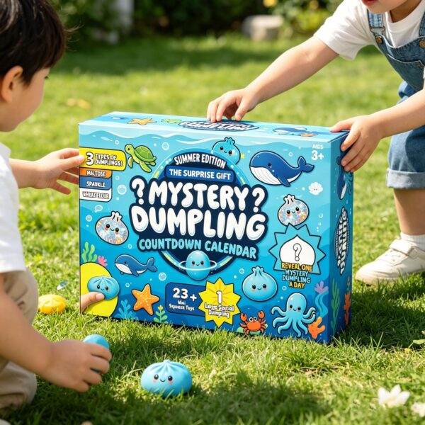 Tajemnicze pierogi squishy – kalendarz adwentowy 24 squishy w stylu blind box — Image 11 of 15