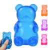 Zabawka do ściskania NeeDoh Gummy Bear Taba Squishy żelkowy niebieski miś — Image 1 of 20