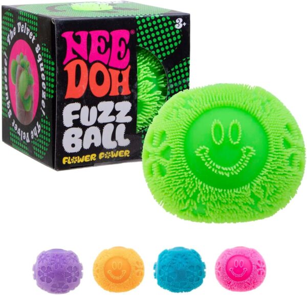 NeeDoh Fuzz Ball Flower Power aksamitna kulka antystresowa do ugniatania — Image 1 of 1