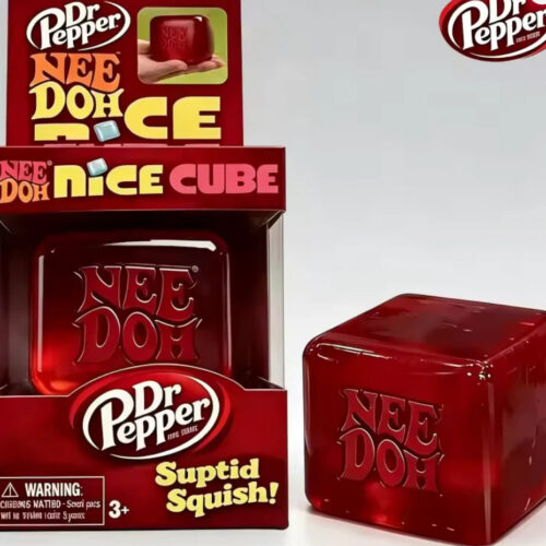 NeeDoh Dr. Pepper Nice Cube limitowana edycja czerwona zabawka sensoryczna — Image 1 of 1
