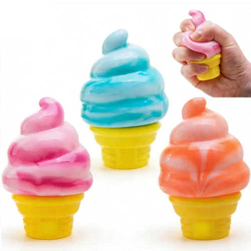 NeeDoh Nice Cream Cone Squishy – Miękkie lody, które nigdy nie topnieją — Image 1 of 8
