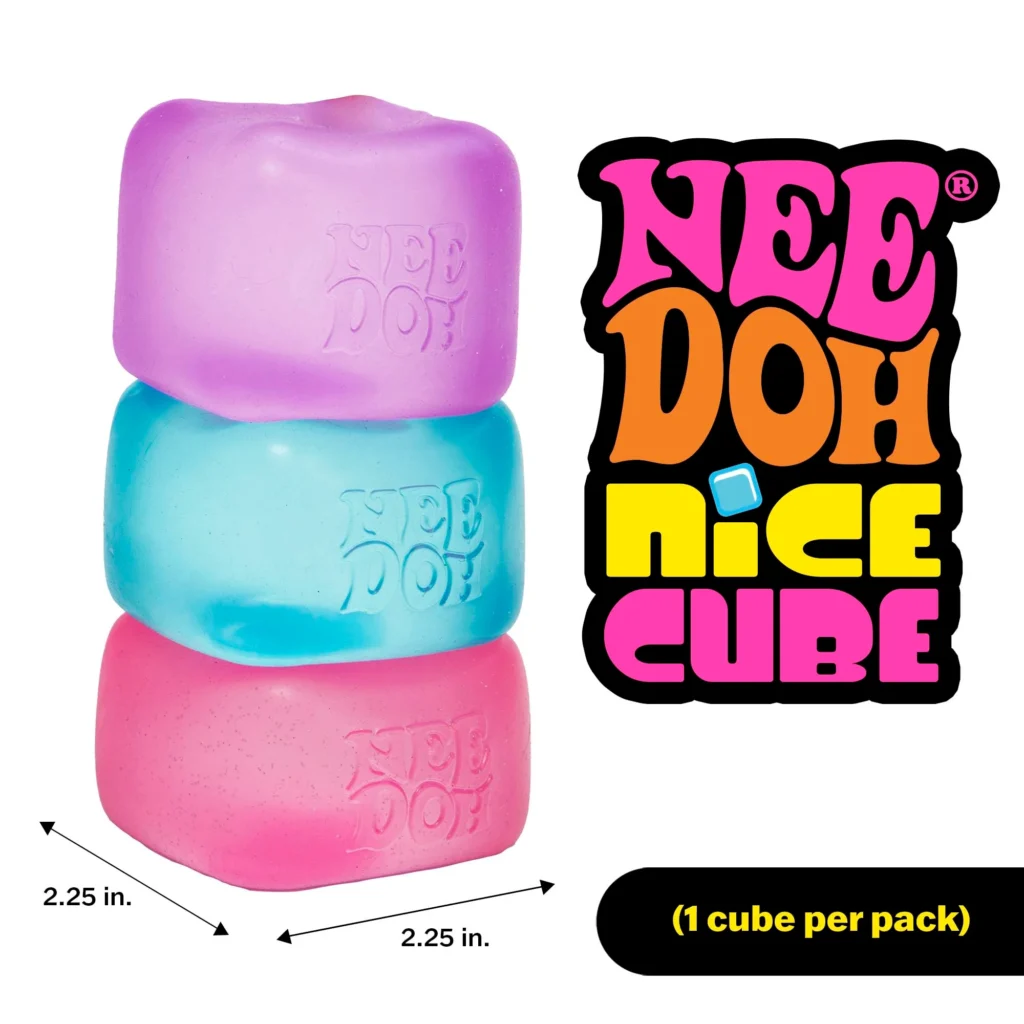 NeeDoh Nice Cube – Super solidny sensoryczny ścisk do ugniatania — Image 5 of 11