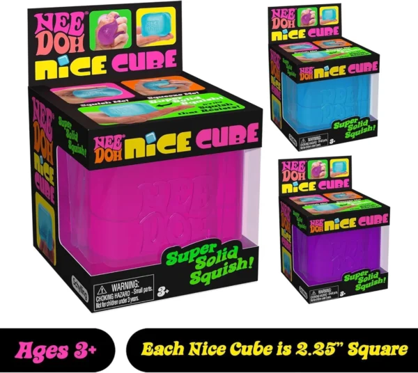 NeeDoh Nice Cube – Super solidny sensoryczny ścisk do ugniatania — Image 7 of 11