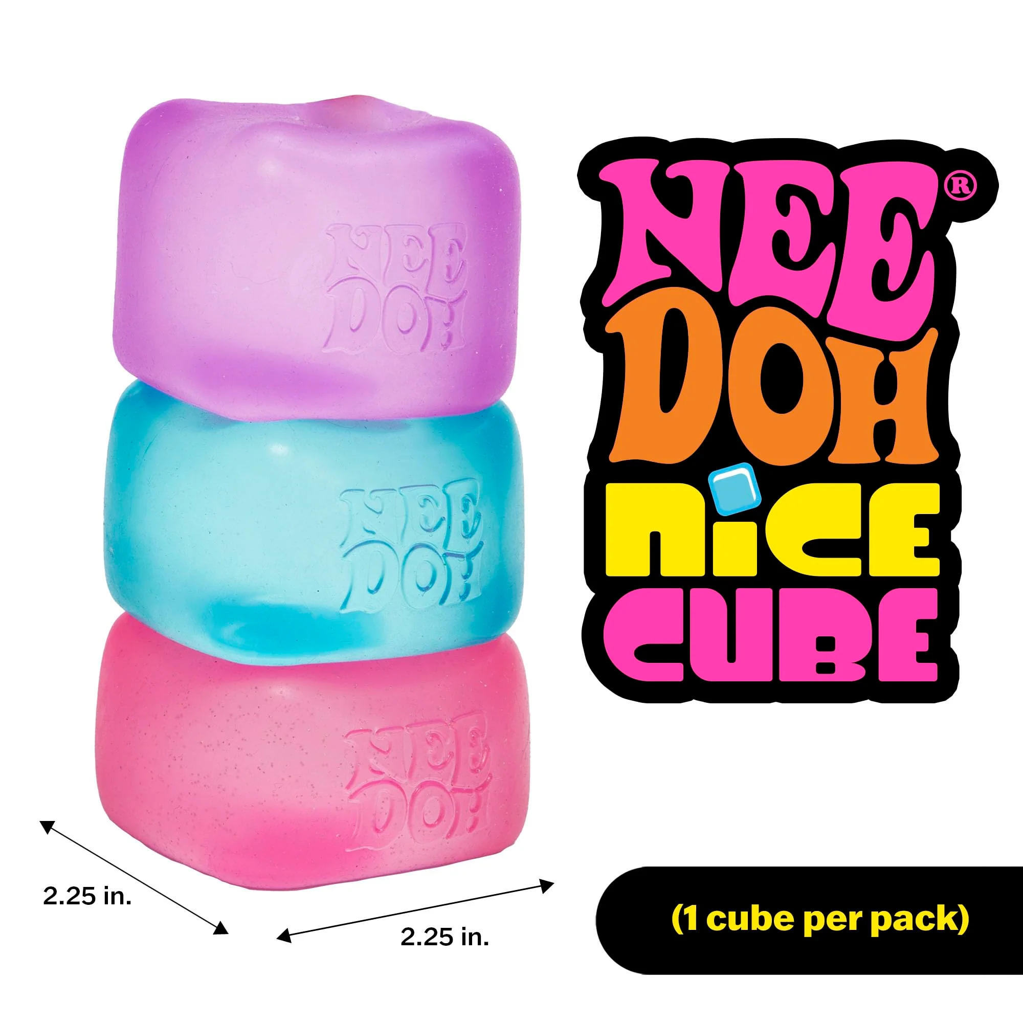 NeeDoh Nice Cube – Super solidny sensoryczny ścisk do ugniatania — Image 9 of 11