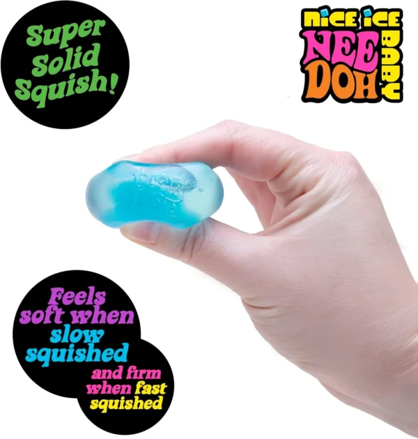 Zestaw 10 mini NeeDoh – 5 wzorów w tym Nice Ice Baby – Original — Image 11 of 14